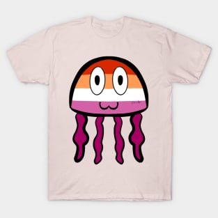 Lesbian Pride Jellyfish T-Shirt